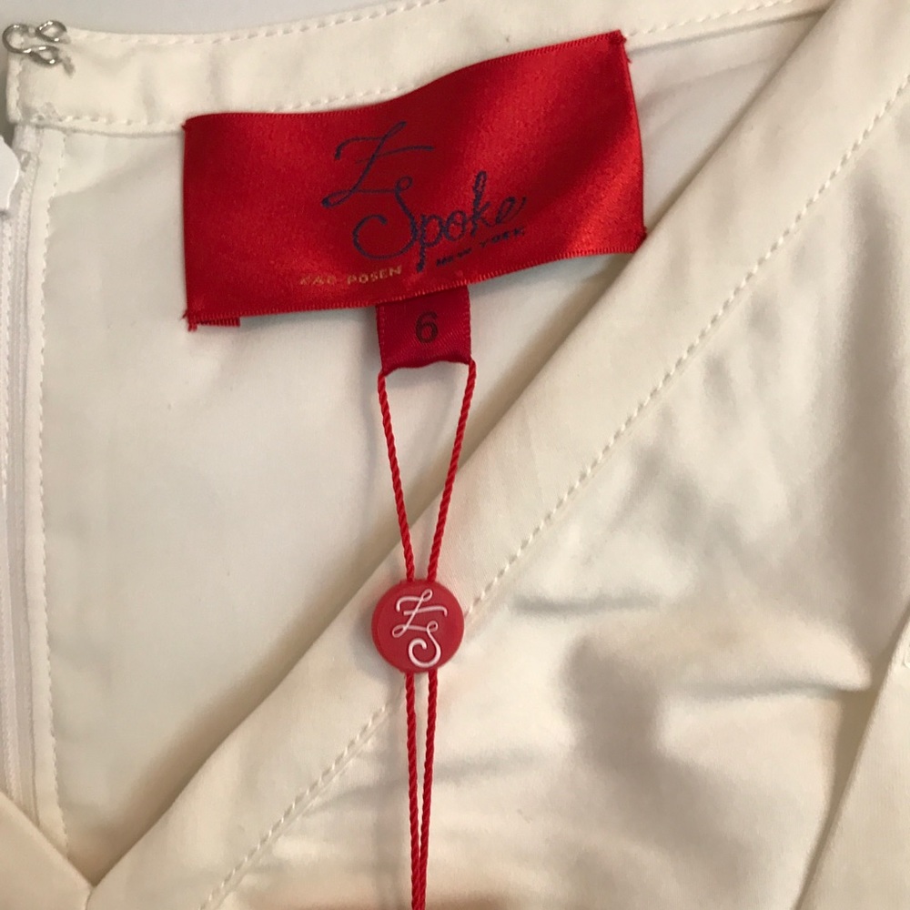 Zac Posen off white dress size 6 - Picture 5 of 5